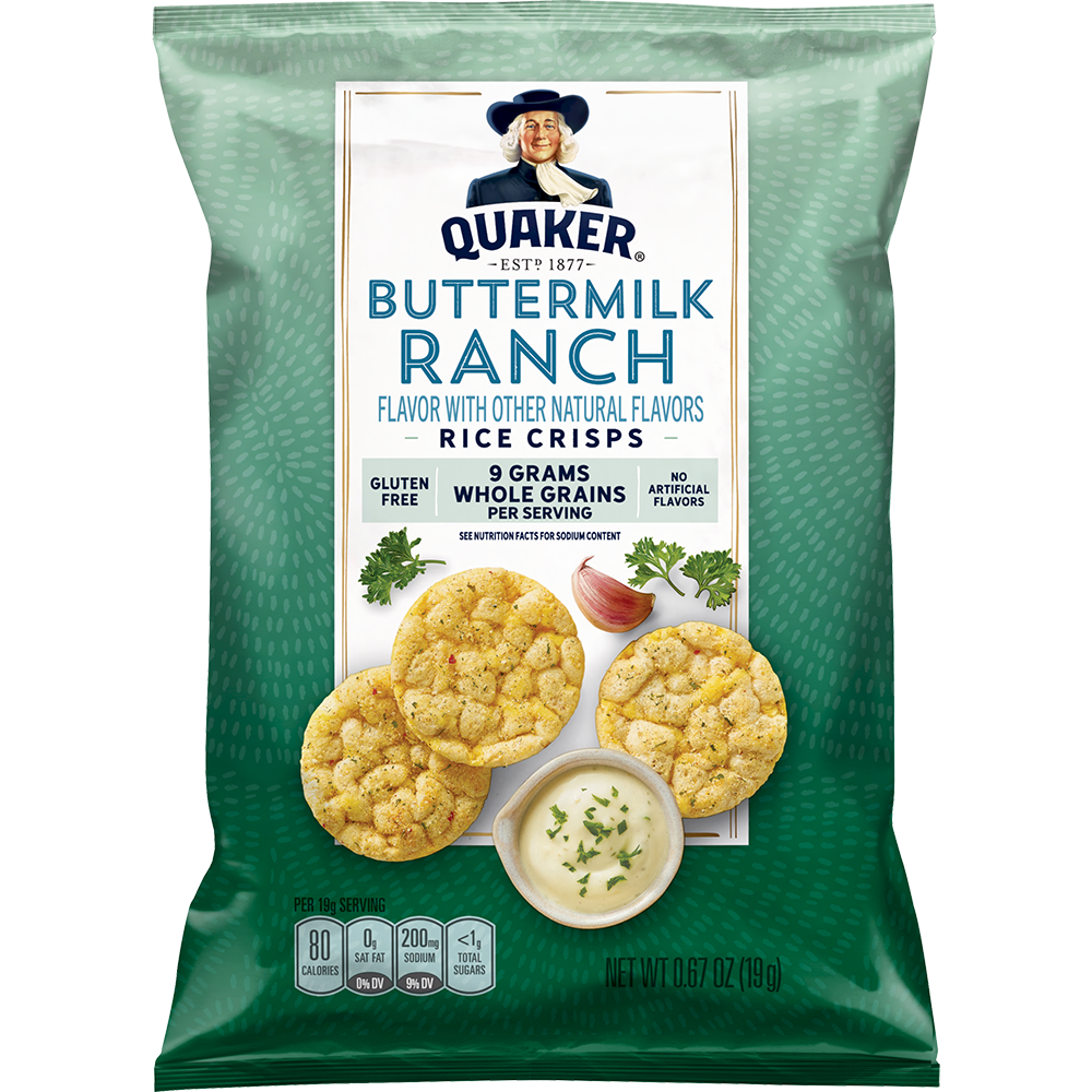 Quaker Rice Crisps Buttermilk Ranch PepsiCo School Source K12